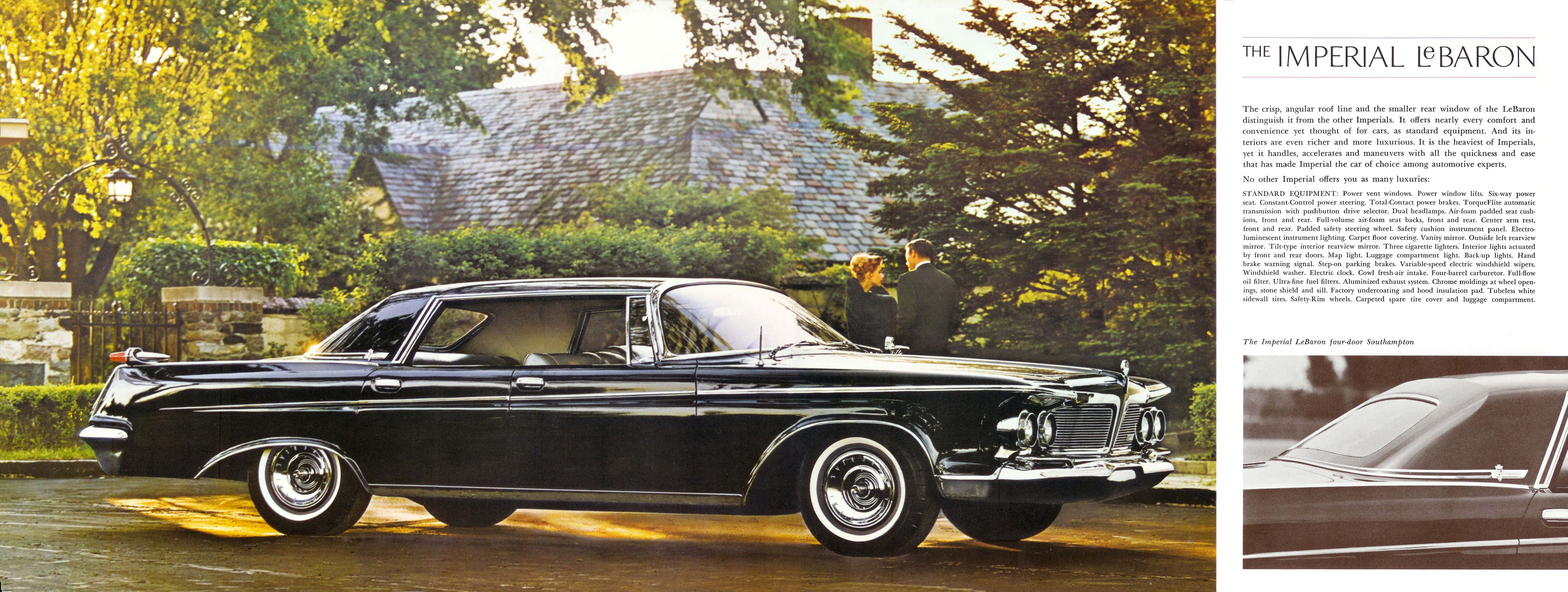 1962 Chrysler Imperial Prestige Brochure Page 10